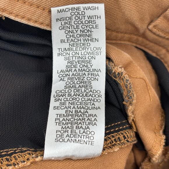 Democracy Cargo Jeans Womens Size 12 Brown Ab Solution Stretch Denim - Picture 12 of 12